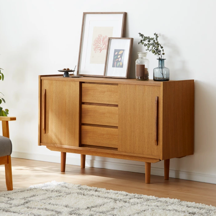 キャビネット 幅120cm 天然木 チーク材 完成品 高級感 オイル仕上げ 脚 キャビネット 幅120cm 天然木 チーク材 完成品 高級感 オイル仕上げ 脚