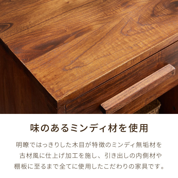 サイドテーブル 西海岸風 幅35cm テーブル ソファテーブル パソコンテーブル 北欧 おしゃれ 木製 ベッド ナイトテーブル 引き出し収納 コンパクト 省スペース オシャレ お洒落 かわいい 可愛い 新生活(代引不可)