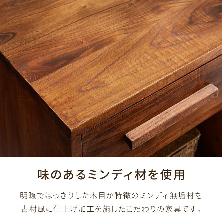 西海岸風 トランクボックス 木箱 幅76cm トランクBOX 木製 大容量収納 大型収納 衣服収納 物置き 玄関 リビング コンテナボックス 蓋付き アンティーク 収納木箱 箱 おしゃれ オシャレ お洒落 新生活(代引不可)