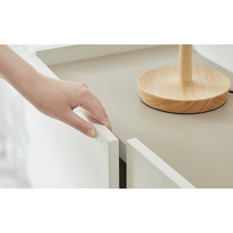 チェスト 幅120cm キャビネット 日本製 国産家具 大川家具 完成品 脚付 ホワイト グレージュ 収納 扉付き 3段 大容量 おしゃれ リビングボード 収納棚 寝室 ダイニング リビング モダン インテリア(代引不可)