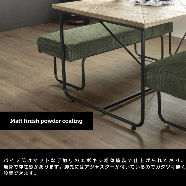 テーブル 幅123.2cm ダイニングテーブル 四角テーブル 長テーブル センターテーブル ダイニング リビング おしゃれ KALEIDO(代引不可)