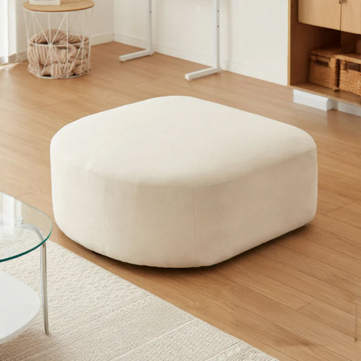 スツール スツール単品 幅80cm 韓国風 Chamill 丸み 完成品 クッション付き はっ水 一人掛け ワンルーム 撥水 ファブリック 生地 ポケットコイル ウレタンフォーム(代引不可)