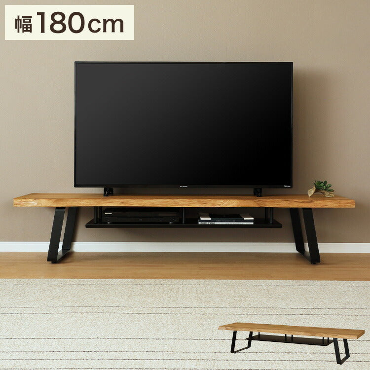 テレビ台 ローボード テレビボード 幅180cm オーク材 一枚板風 TV台 リビング家具 収納 シンプル お洒落 おしゃれ オシャレ シギヤマ シギヤマ家具製 大川家具 TV台 TVボード リビング ダイニング(代引不可)