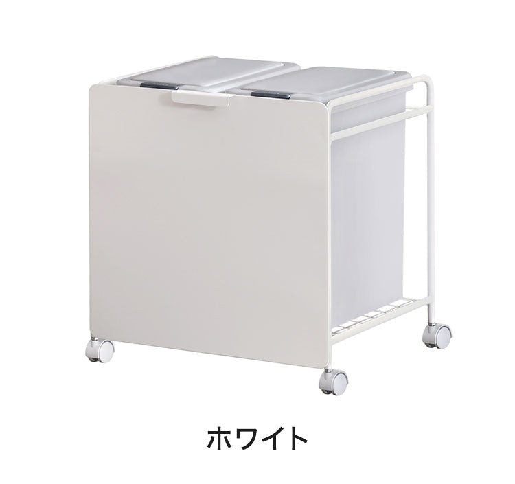 食器棚 キッチンカウンター カレブ オプション ワゴン カレブ専用 ゴミ袋 ゴミ箱 キャスター付き ゴミ箱付きタイプ シギヤマ家具(代引不可)