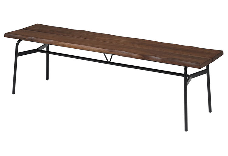 EVAN ダイニングセット ウォールナット テーブル幅160cm チェア2脚 ベンチセット ダイニングテーブル ダイニングチェア リビング テーブル ダイニング おしゃれ 北欧 モダン 食卓(代引不可)