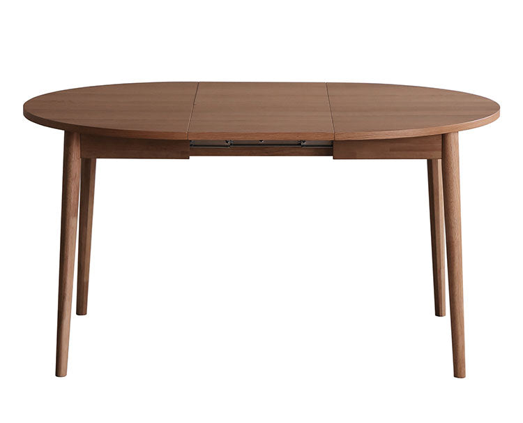 LOVLO ダイニングテーブル 単品 伸長式 テーブル 幅100-140cm リビング テーブル ダイニング 木製 机 おしゃれ 北欧 モダン 食卓 テーブル 天然木 インテリア ジャパンディ(代引不可)