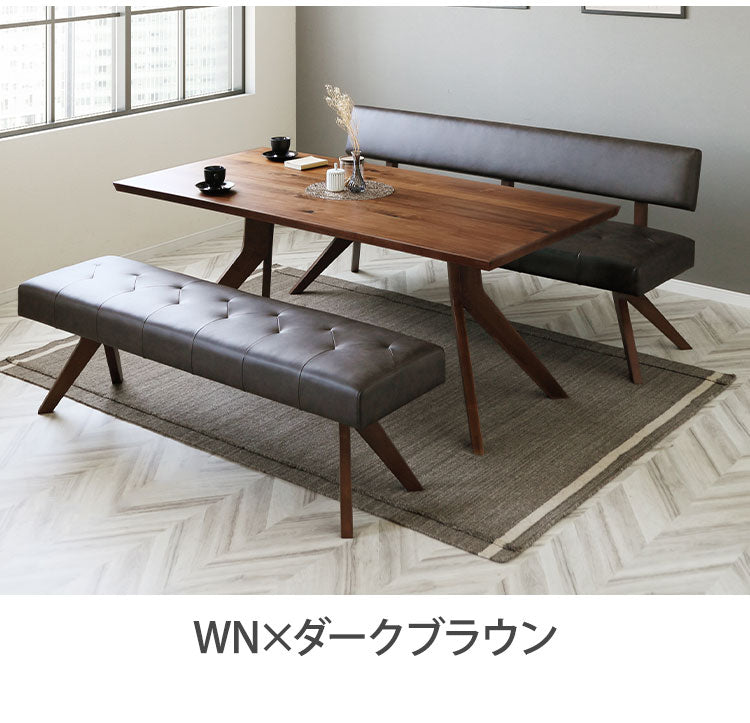 ダイニング 3点セット 180cmテーブル ダイニングチェア ベンチ リビング ダイニング おしゃれ 新生活 ダイニングテーブル 長椅子 チェア(代引不可)【ポイント10倍】【送料無料】