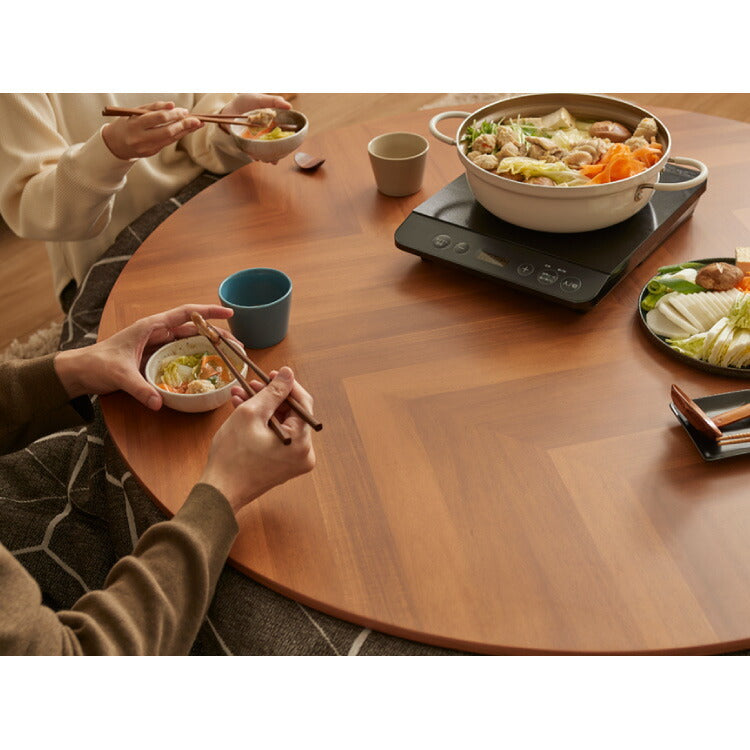 こたつテーブル こたつ布団 2点セット 円形 省エネ 節電 サークル 季節家電 高さ調節可能 掛布団 コタツ 炬燵 冬 円卓 炬燵テーブル ローテーブル リビング ダイニング 丸(代引不可)