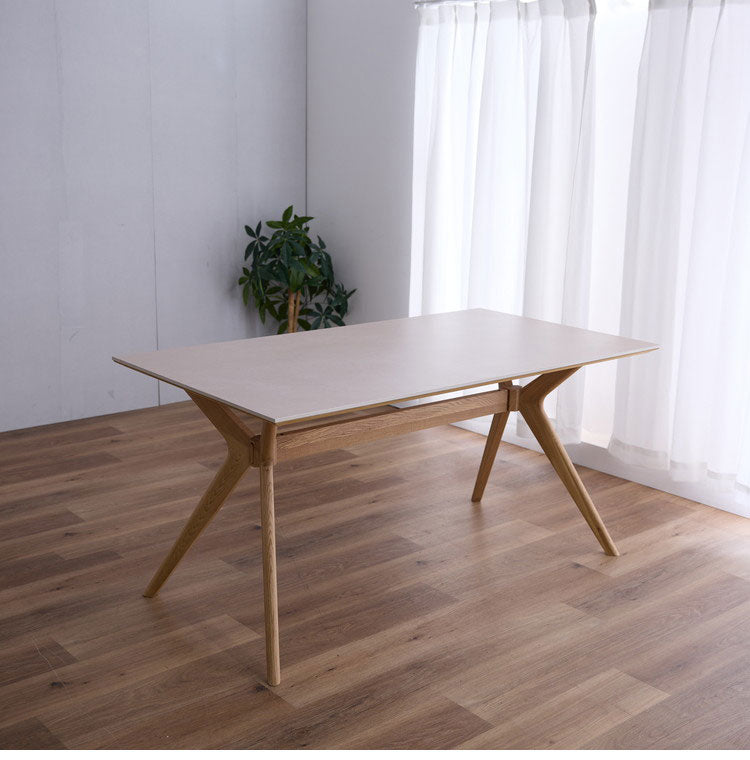 ダイニングセット セラミックテーブル 幅150cm チェア4脚セット 4人 リビングテーブル フロアテーブル 北欧 耐久性 耐熱性 ダイニングチェア 天然木 食卓椅子 インテリア ダイニング(代引不可)