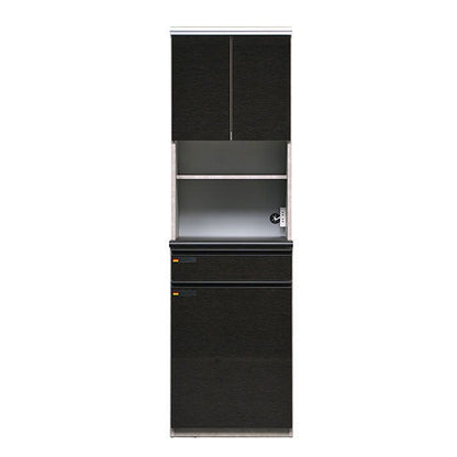 食器棚 キッチンボード 幅60cm 奥行48cm 高さ198cm カップボード ダイニングボード 60cm セラミック調 グレー 60cm幅 食器家電収納棚 レンジ台 コンセント付 キッチン(代引不可)