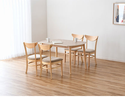 【開梱設置無料】 ダイニングテーブルセット 5点セット 4人掛け 幅120cm チェア4脚セット メラミン 4人用 ダイニングセット ダイニングテーブル 傷に強い 熱に強い 食卓テーブルセット 北欧 モダン(代引不可)