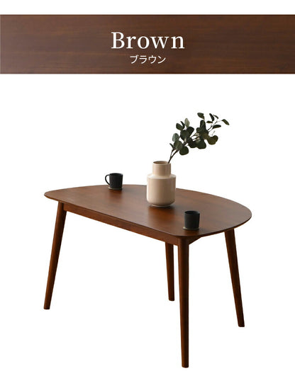 ダイニングテーブル 半円 130cm おしゃれ 北欧 簡単組み立て 木製 オーク 天然木 突板 省スペース カフェ 2人 3人 4人 壁付け テーブル ダイニング 楕円 曲線 モダン ナチュラル シンプル リビング (代引不可)