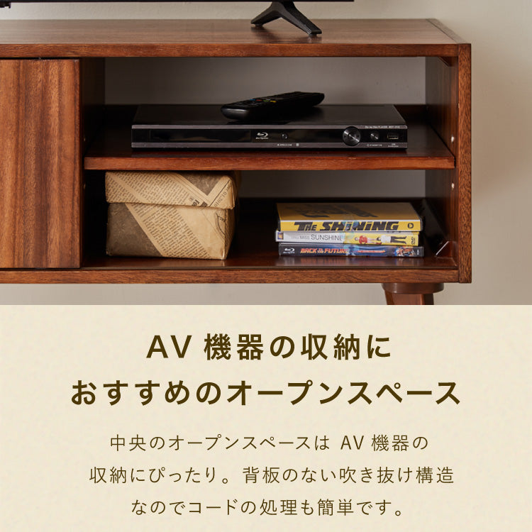 ローボード 幅100cm TVボード テレビボード サイドボード リビング モンキーポッド テレビ台 モンキーポッド材 天然木 木製 ミッドセンチュリー レトロ モダン 北欧 北欧モダン ヴィンテージ(代引不可)