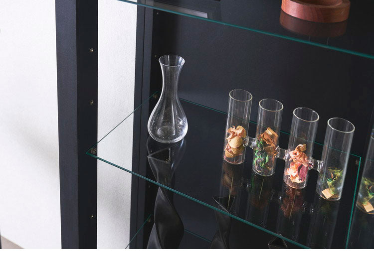 アーク50 コレクションラック ライト付タイプ 完成品 幅50cm 高さ170cm 奥行30cm ライト無し フィギュアケース コレクションケース ガラスケース ショーケース コレクションボード 飾り棚 ガラス棚(代引不可)