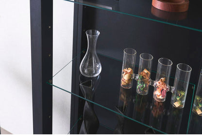 アーク50 コレクションラック ライト付タイプ 完成品 幅50cm 高さ170cm 奥行30cm ライト無し フィギュアケース コレクションケース ガラスケース ショーケース コレクションボード 飾り棚 ガラス棚(代引不可)