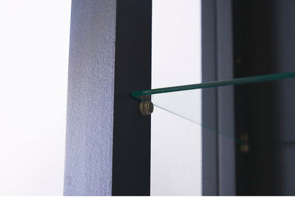 アーク50 コレクションラック ライト付タイプ 完成品 幅50cm 高さ170cm 奥行30cm ライト無し フィギュアケース コレクションケース ガラスケース ショーケース コレクションボード 飾り棚 ガラス棚(代引不可)