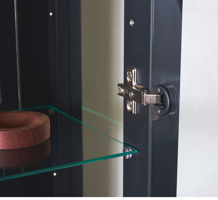 アーク50 コレクションラック ライト付タイプ 完成品 幅50cm 高さ170cm 奥行30cm ライト無し フィギュアケース コレクションケース ガラスケース ショーケース コレクションボード 飾り棚 ガラス棚(代引不可)