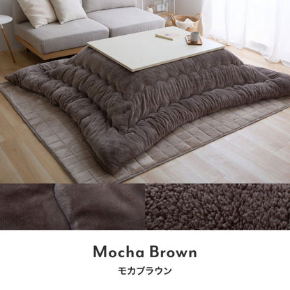 フランネル×シープボアこたつ布団 長方形 185×235cm リバーシブル仕様 省スペース 洗える 厚手 こたつ掛け布団 リバーシブル フランネル シープボア 節電 こたつ布団 あったか