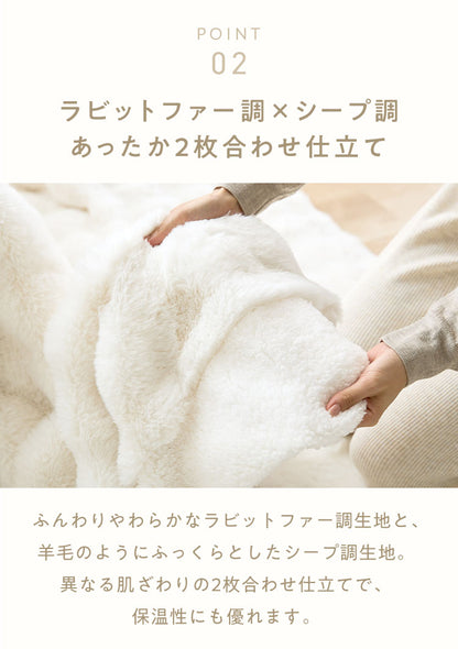 mocone もこもここたつ布団 円形 直径195cm 選べる もこもこ こたつ布団 掛け布団 かけふとん 円 楕円 ふわふわ 洗える かわいい ぽこぽこ 韓国インテリア おしゃれ 炬燵 コタツ あったか 暖か