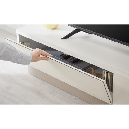 テレビ台 幅180cm 日本製 国産家具 大川家具 完成品 ホワイト グレージュ 収納棚 引き出し ローボード TV台 テレビボード ロータイプ 180 収納 リビング ナチュラル モダン おしゃれ インテリア 国産(代引不可)