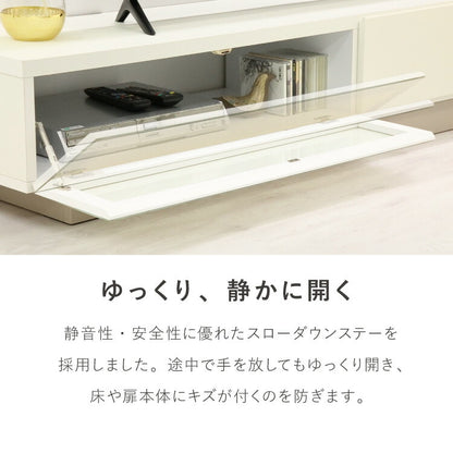 テレビ台 幅180cm 日本製 国産家具 大川家具 完成品 ホワイト グレージュ 収納棚 引き出し ローボード TV台 テレビボード ロータイプ 180 収納 リビング ナチュラル モダン おしゃれ インテリア 国産(代引不可)