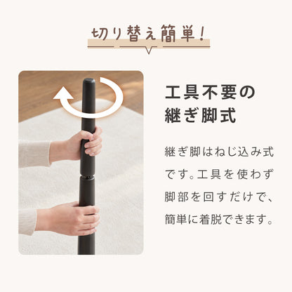 こたつ2点セット こたつテーブル 80×60 高さ62cm ハイタイプ 継ぎ脚 もこもここたつ布団 225×205 ラビットファー もこもこ とろとろ シープボア 大理石調 木目 デスクこたつ