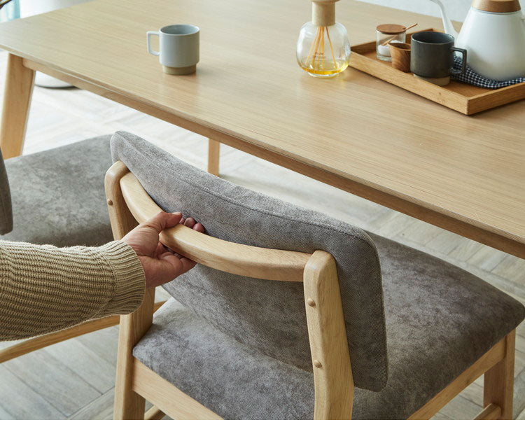 ダイニングテーブルセット 【開梱設置付き】 4点セット 150cm幅 背付きベンチ チェア2脚 ダイニングセット テーブル 4人掛け 天然木 取っ手付き チェア 北欧 モダン ナチュラル おしゃれ インテリア(代引不可)