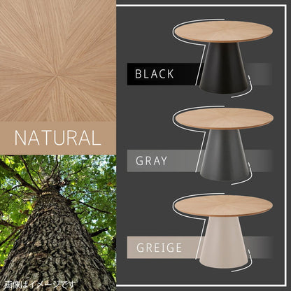 ダイニングテーブル クルーガー 幅120cm 円形 丸型 正方形 オーク ウォールナット 突板 コンクリート調 4人掛け アイアン脚 デザインテーブル モダン スタイリッシュ おしゃれ カフェ風 食卓 作業台(代引不可)