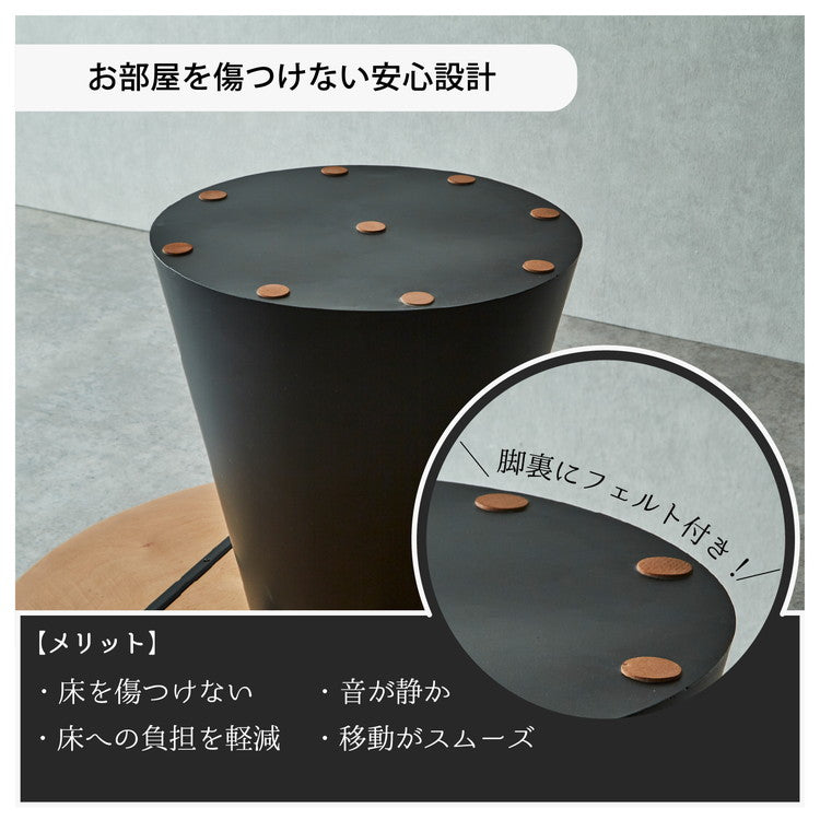 ダイニングテーブル クルーガー 幅120cm 円形 丸型 正方形 オーク ウォールナット 突板 コンクリート調 4人掛け アイアン脚 デザインテーブル モダン スタイリッシュ おしゃれ カフェ風 食卓 作業台(代引不可)