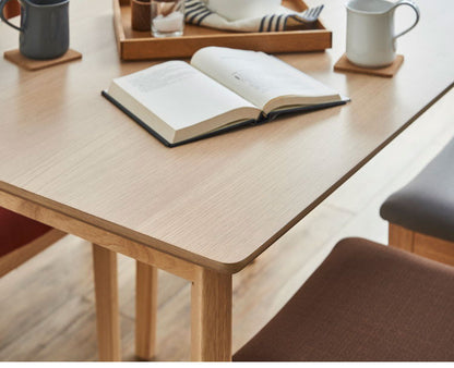 ダイニングセット 5点 4人掛け メルロー テーブル幅135cm チェア 4脚 【開梱設置付き】 オーク 突板 天然木 木製 北欧 ナチュラル モダン ダイニングチェア 椅子 食卓セット 4人掛け インテリア(代引不可)