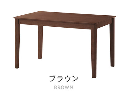 ダイニングテーブル 単品 120cm幅 天然木 オーク 突板 柾目 北欧 おしゃれ モダン 木製 食卓テーブル ラッカー塗装 ナチュラル ブラウン 2人用 4人用 コンパクト シンプル スリム 机 作業台(代引不可)