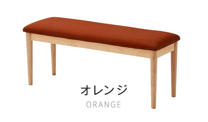 ダイニングベンチ ワッフル 幅105cm 単品 ファブリック ベンチシート 2人掛け 長椅子 木製 天然木 ラバーウッド 北欧 ナチュラル モダン カントリー おしゃれ 玄関椅子 105×35cm インテリア(代引不可)