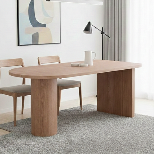 ダイニングテーブル 幅165cm テーブル 食卓テーブル 丸テーブル リビングテーブル 食卓机 木製 木製テーブル 半円形 シンプル 4人掛け用 おしゃれ オーク ウォルナット デザイナーズ おしゃれ 北欧(代引不可)