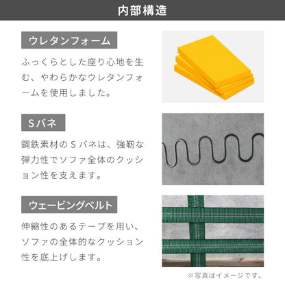 カウチソファ バイカラー コーナーソファ 3人掛け 幅187cm カバーリング 2WAY レイアウト ペット対応 撥水 防汚 ワイド ゆったり リビング ダイニング 2人掛け 4人掛け カウチソファ L字ソファ ダイニングソファ(代引不可)