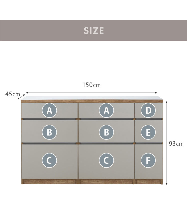 キッチンカウンター 150 幅150cm 高さ93cm 開き扉 【完成品 国産 日本製 大川家具 開梱設置無料】 レンジ台 カウンター テーブル 食器棚 キッチンボード 引き出し 大容量 新生活 北欧 モダン おしゃれ(代引不可)