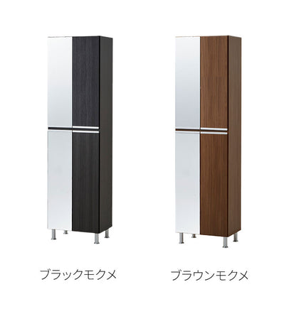 シューズボックス ハイタイプ 姿見タイプ 幅50cm 【国産 大川家具 完成品】 鏡 シューズラック 靴収納 靴箱 大容量 下駄箱 玄関収納 シューズラック ラック 収納家具 玄関 シューズBOX 日本製 北欧風(代引不可)