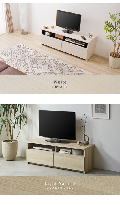 テレビ台 幅120cm ローボード 【日本製 大川家具 完成品】 木製 32インチ 43インチ 50インチ ナチュラル 白 ホワイト ブラウン オープン収納付き おしゃれ 北欧風 テレビボード TV台 TVボード(代引不可)