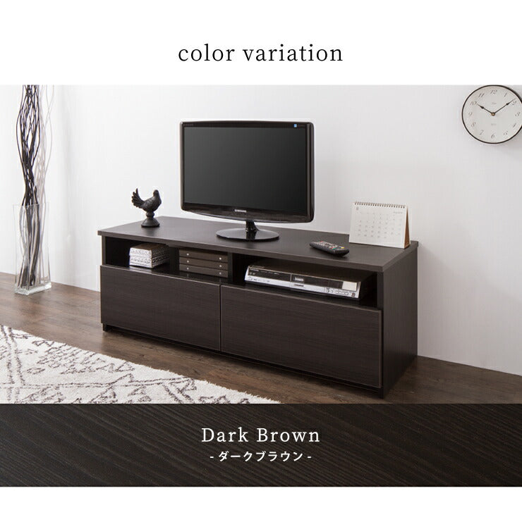 テレビ台 幅120cm ローボード 【日本製 大川家具 完成品】 木製 32インチ 43インチ 50インチ ナチュラル 白 ホワイト ブラウン オープン収納付き おしゃれ 北欧風 テレビボード TV台 TVボード(代引不可)