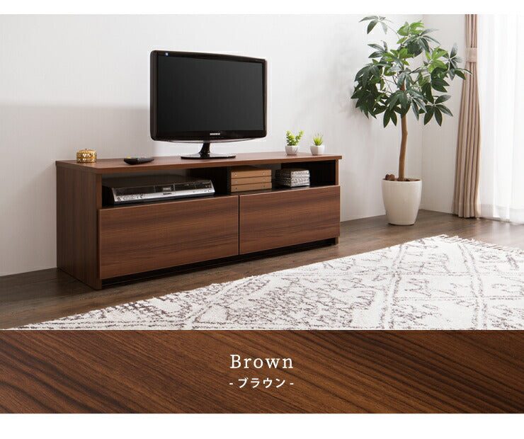テレビ台 幅120cm ローボード 【日本製 大川家具 完成品】 木製 32インチ 43インチ 50インチ ナチュラル 白 ホワイト ブラウン オープン収納付き おしゃれ 北欧風 テレビボード TV台 TVボード(代引不可)