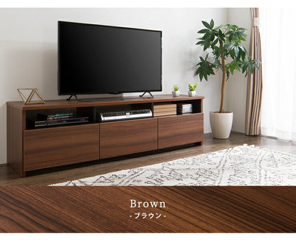 テレビ台 幅150cm ローボード 【日本製 大川家具 完成品】 木製 43インチ 50インチ 55インチ ナチュラル 白 ホワイト ブラウン オープン収納付き おしゃれ 北欧風 テレビボード TV台 TVボード(代引不可)