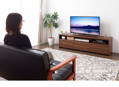 テレビ台 幅150cm ローボード テレビボード TV台 TVボード【国産 日本製 大川家具 完成品】150 木製 43インチ 50インチ 55インチ ナチュラル 白 ホワイト ブラウン オープン収納付き おしゃれ 北欧風(代引不可)
