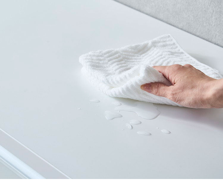 ランドリー収納 ランドリーチェスト 幅140cm 3段×2台 4段 日本製 国産 【開梱設置無料】 メラミン天板 巾木 脱衣所 洗面所 収納 半完成品 白 ホワイト チェスト ローチェスト ロータイプ 隙間収納(代引不可)
