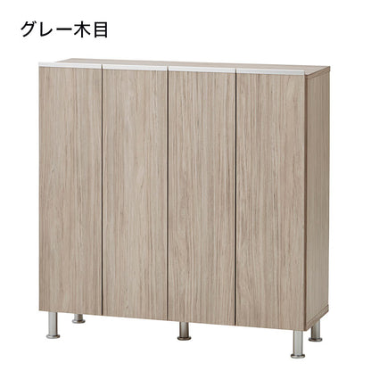 シューズボックス ロータイプ 幅100cm 【国産 大川家具 完成品】 シューズラック 靴収納 靴箱 完成品 下駄箱 玄関収納 シューズラック ラック 収納家具 玄関 シューズBOX 日本製(代引不可)