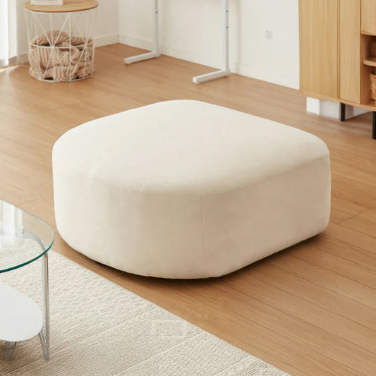 スツール スツール単品 幅80cm 韓国風 Chamill 丸み 完成品 クッション付き はっ水 一人掛け ワンルーム 撥水 ファブリック 生地 ポケットコイル ウレタンフォーム(代引不可)