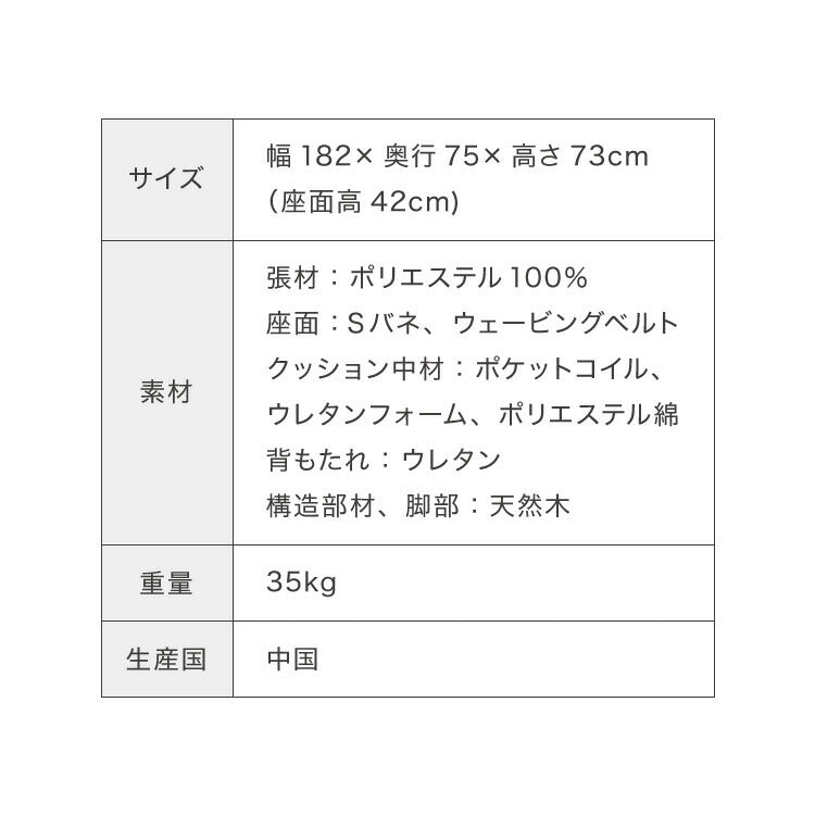 ソファ 幅180cm パッチワーク カラフル おしゃれ 3人掛け かわいい 北欧 リビングソファ ローソファ ファブリック 肘掛けあり 弾力 新生活 グリーン ブルー オレンジ ネイビー(代引不可)