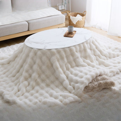 楕円形こたつ 105×70cm 石英管 大理石調 オーバルテーブル こたつ布団セット 天然木脚 もこもここたつ布団 mocone モコネ ふわふわ こたつテーブル 炬燵 丸型 韓国インテリア 掛け布団 ローテーブル(代引不可)