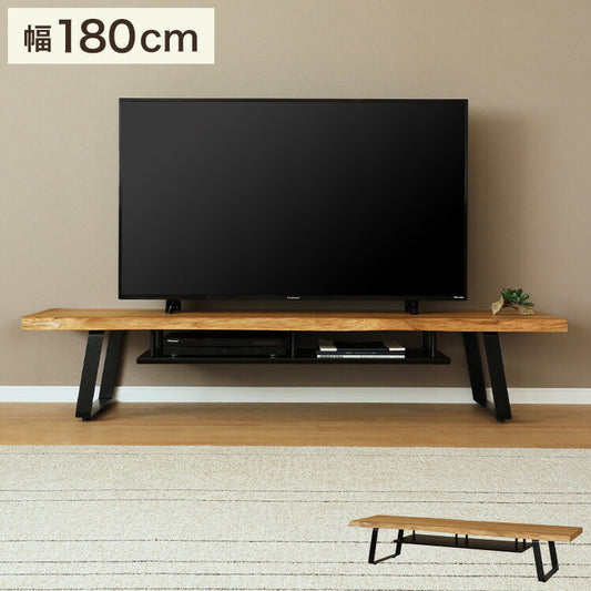 テレビ台 ローボード テレビボード 幅180cm オーク材 一枚板風 TV台 リビング家具 収納 シンプル お洒落 おしゃれ オシャレ シギヤマ シギヤマ家具製 大川家具 TV台 TVボード リビング ダイニング(代引不可)