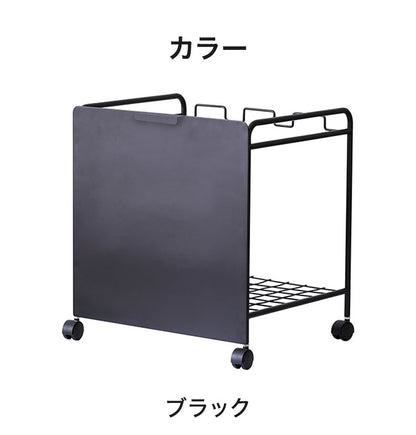食器棚 キッチンカウンター カレブ オプション ワゴン カレブ専用 ゴミ袋 ゴミ箱 キャスター付き ゴミ箱無しタイプ シギヤマ家具(代引不可)
