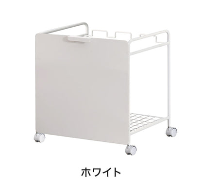 食器棚 キッチンカウンター カレブ オプション ワゴン カレブ専用 ゴミ袋 ゴミ箱 キャスター付き ゴミ箱無しタイプ シギヤマ家具(代引不可)