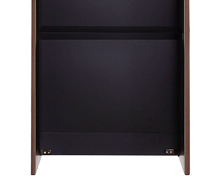 キッチンカウンター 幅60cm 奥行47cm 高さ95cm オープンタイプ ゴミ箱上収納 ダストボックス カウンターテーブル レンジ台 キッチン収納 2口コンセント 木目調 北欧 モダン カレブ シギヤマ家具(代引不可)